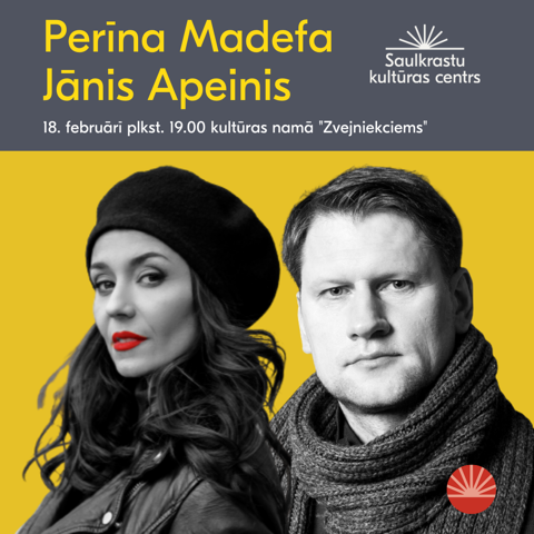Operdziedātāju Perīnes Madefas un Jāņa Apeiņa koncertprogramma "Laika lokos"